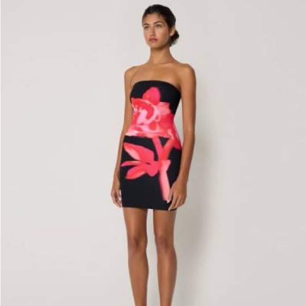 khy smooth stretch strapless mini- m